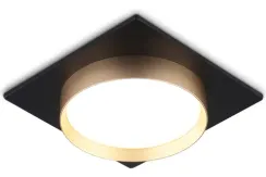 Светильник точечный Ambrella TN5232 GX53 черный/золото 42397