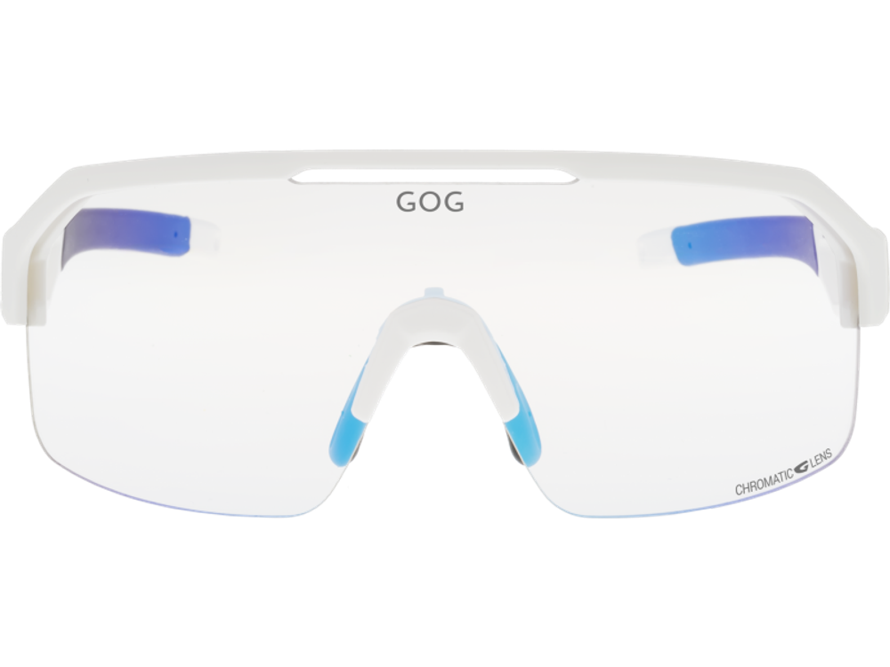 Спортивные очки GOG Thor C / Matt White-Black / Photochromic Blue Lens