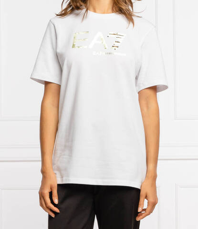 футболка EA7 - белый(6KTT37 TJAPZ)