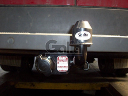 Фаркоп оцинкованный Galia M035A для Mercedes Sprinter Classic 2013- со ступенькой, Mercedes Sprinter 1995-2006, Volkswagen LT 1995-2006(паспорт и сертификат в комплекте)(без электрики)