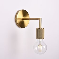 Бра Rh Utilitaire Single Sconce Brass By Imperiumloft