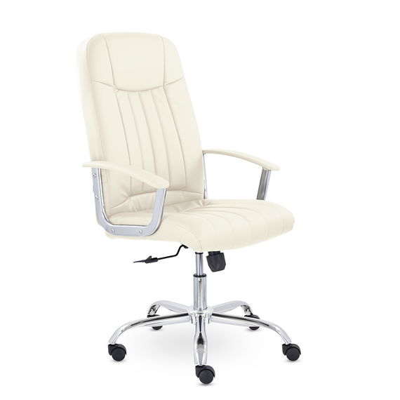Кресло СН-277 Бостон В Айс хром S-0427 (слоновая кость)