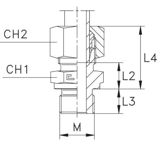 Штуцер FB DL06 M10x1 (в сборе)