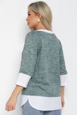 Джемпер Нежный акцент (мята) Б12615-4 LT Collection