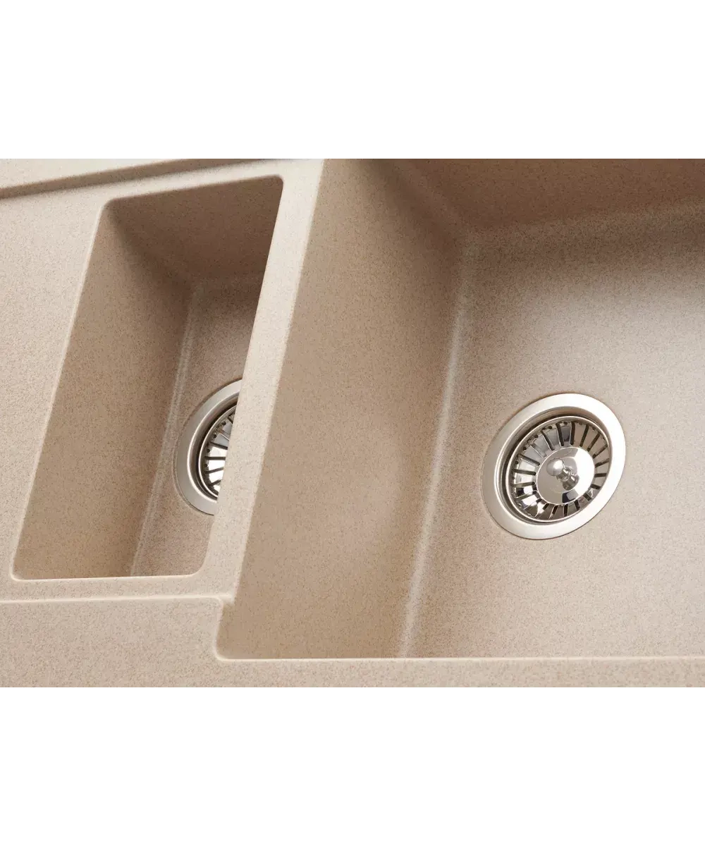Кухонная мойка Kuppersberg MODENA 1,5B2D SAND фото 3