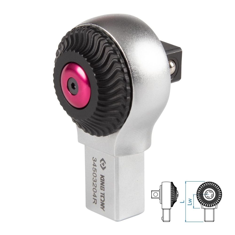 KING TONY (34503204R) Насадка трещоточная 1/2", 14 х 18 мм