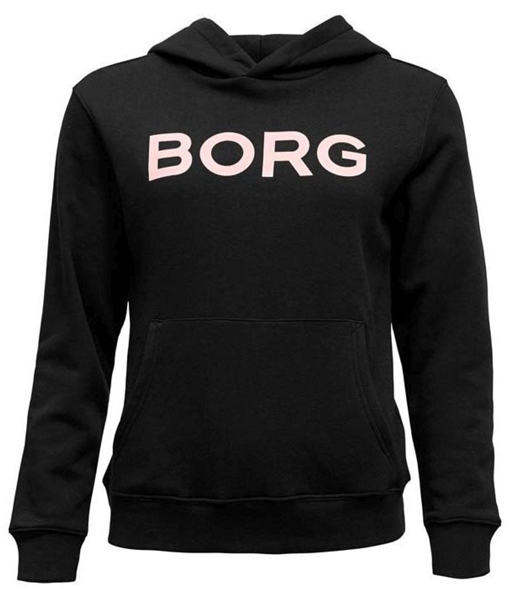 Женская Кофта теннисная Björn Borg Hood W BB Logo - black beauty