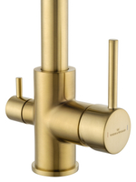 Смеситель для кухни c подключением фильтра WONZON & WOGHAND, Брашированное золото (WW-88458005-BG)