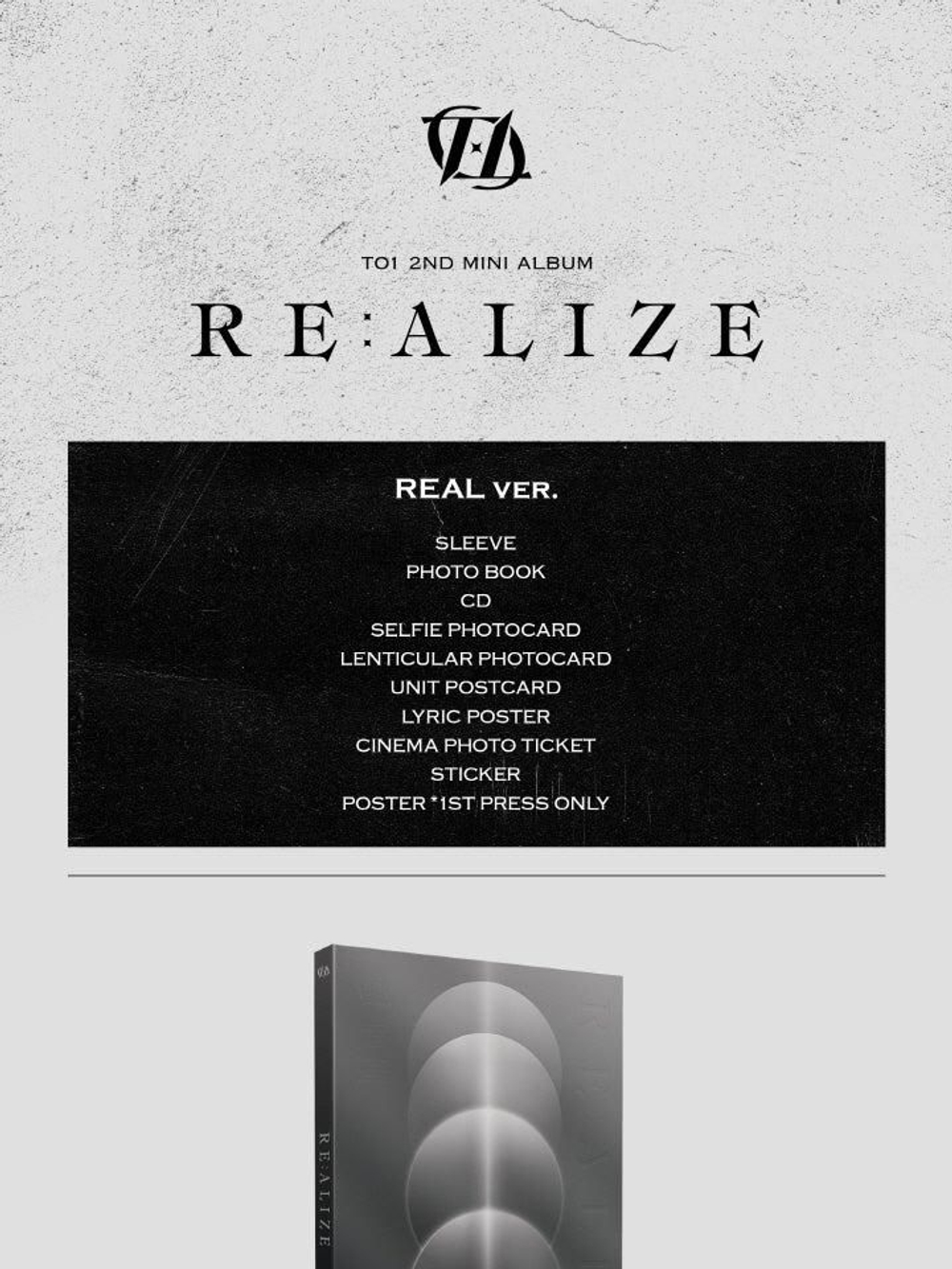 Альбом TO1 - RE:ALIZE 2nd Mini Album 2 Version SET