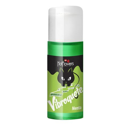 Жидкий вибратор HotFlowers Vibroquete, menta, 12 ml