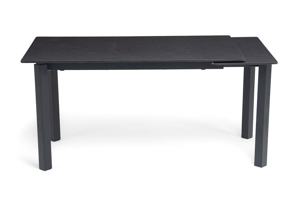 "Тибет" стол раздвижной из HPL 140-180х85см, Н77, цвет столешницы "серый гранит"
