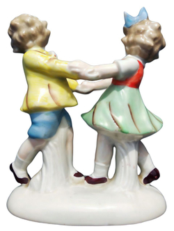 Фарфоровая статуэтка "Танец" ("Кружащиеся дети") Gräfenthal
