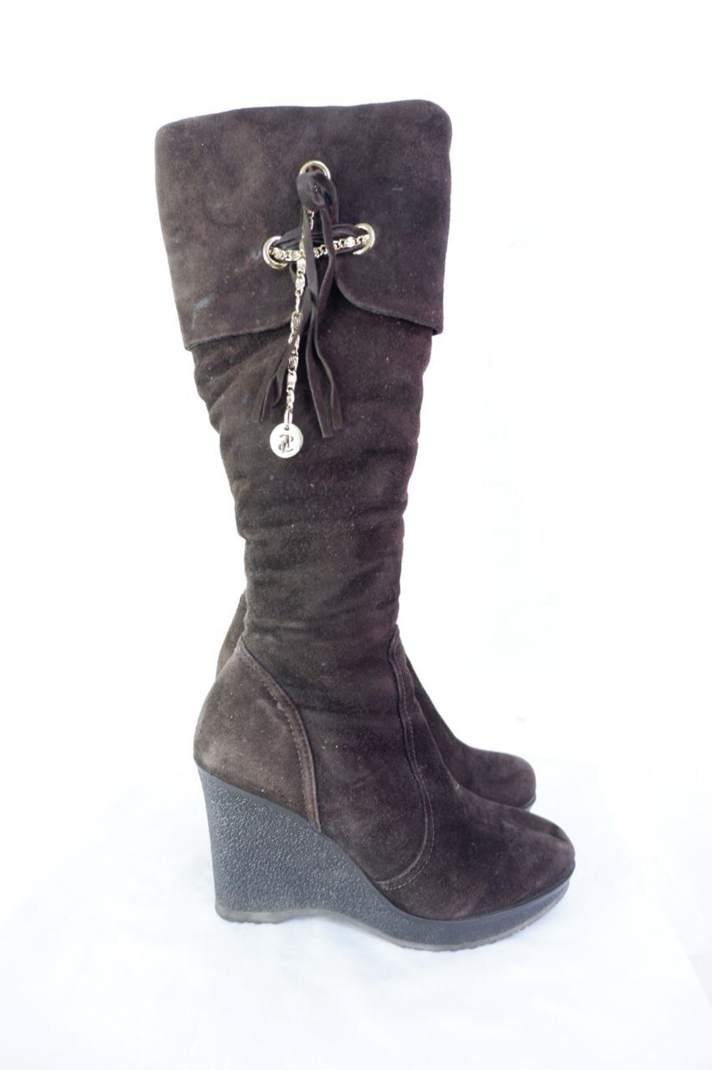 Сапоги симпатичные на танкетке 38 размер