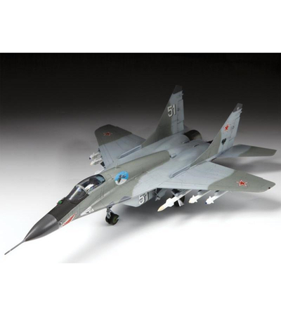 Сборная модель ZVEZDA Российский истребитель МиГ-29 (9-13), 1/72