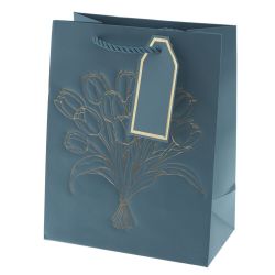 GAEM Пакет подарочный S (бумага 210г/м2, блок 12шт), L18 W10 H23 см, 4в.