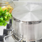 Кастрюля 2,6л из нержавеющей стали, индукция