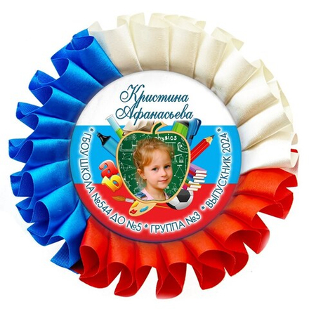 Наградная розетка именная. Арт. 2 6729