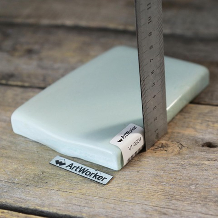 Смальта светло-зелёного цвета, 600 гр, в кирпичиках V1-0604