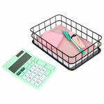 Органайзер корзинка для косметики и мелочей металлическая MONTE VITA, 242х162х63 мм, черный, 272482