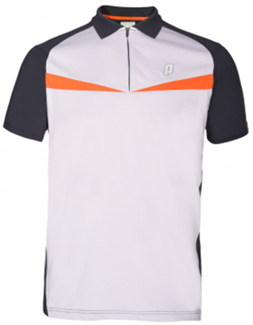 Футболка для мальчика теннисная Prince Half Zip Dart Panel Shirt - flame