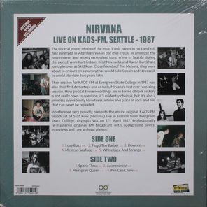 Nirvana / Live On KAOS-FM, Seattle-1987 (LP)