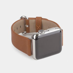 Ремешок для Apple Watch 40/41/42 mm из кожи теленка, коричневого цвета