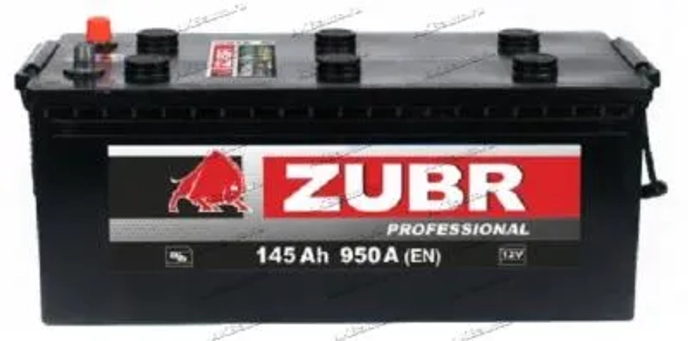 Аккумулятор 6СТ-145 А.ч., о.п., R+, ZUBR PROFESSIONAL