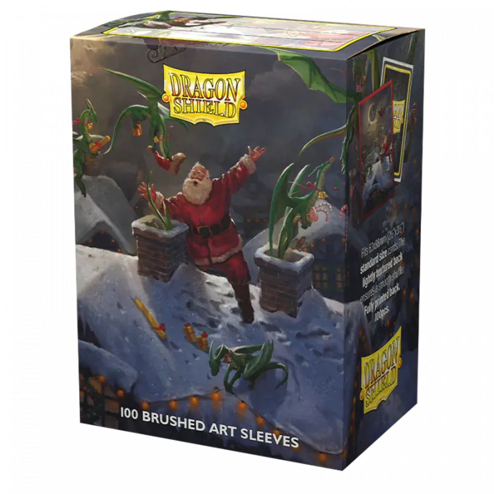 Dragon Shield - протекторы с иллюстрацией Christmas 2023 - 100 штук