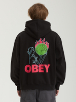 Мужская Толстовка Obey World In Flames