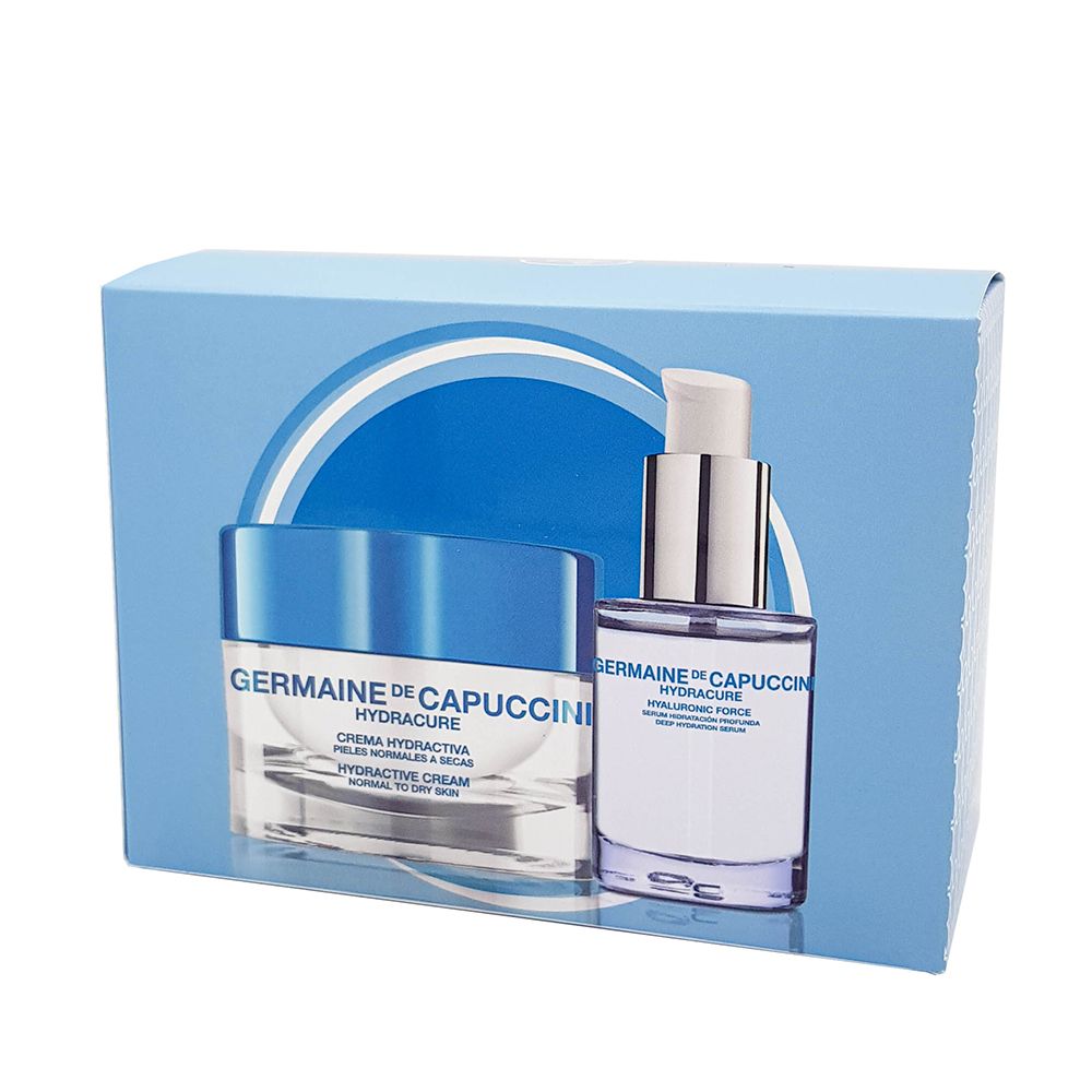 GERMAINE DE CAPUCCINI HydraCure Prom N-dry Skin 50ml+Hyalur 30ml