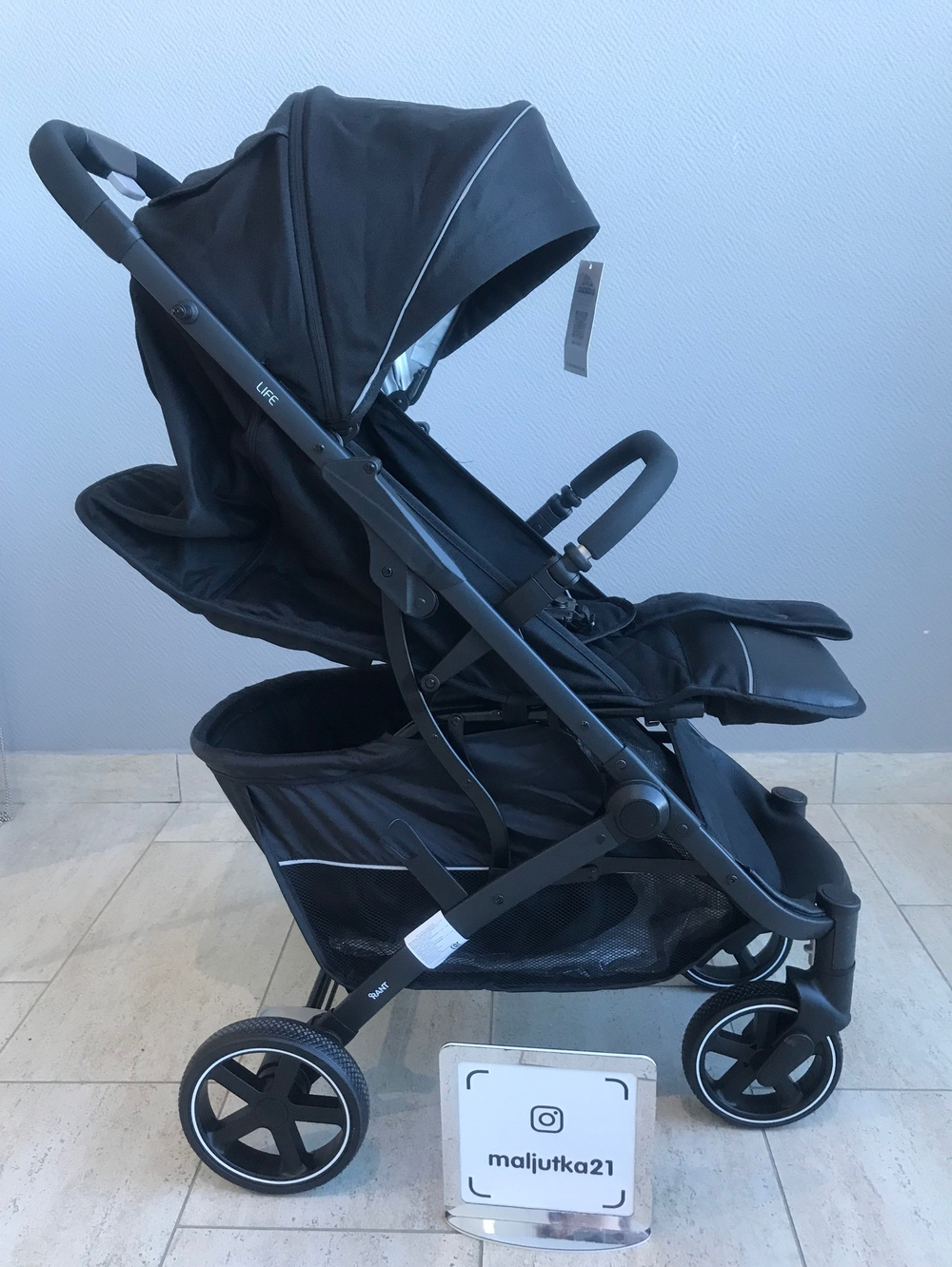 Коляска детская RANT "LIFE" RA104 Black