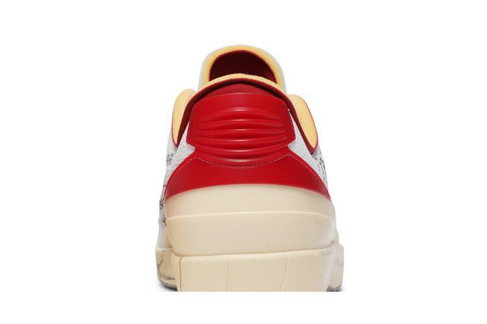 Кроссовки Off-White X Jordan Air Jordan 2 Retro Low Sp "White And Varsity Red"