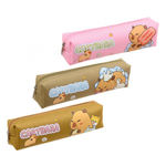 Пенал-косметичка Basir без наполнения, 19.5*5.5*4 см, серия "Капибара", на молнии, ассорти