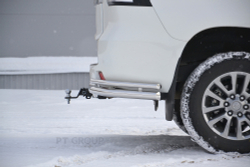 Фаркоп с унив. электрикой Smart, съемный квадрат, с НЕРЖ накладкой TOYOTA LC PRADO 150 2009-, LEXUS GX 460 2010-2013 (паспорт и сертификат) ПТ ГРУПП.TPR-09-991124.00
