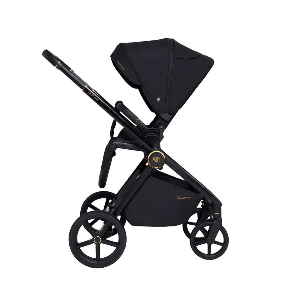 Детская коляска Sweet Baby Stella Plus 2 в 1 Black