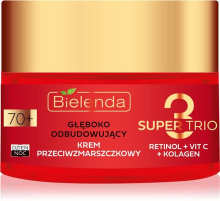 Bielenda Super Trio - восстанавливающий и обновляющий крем 70+ /   50  ml  / GTIN 5902169050023