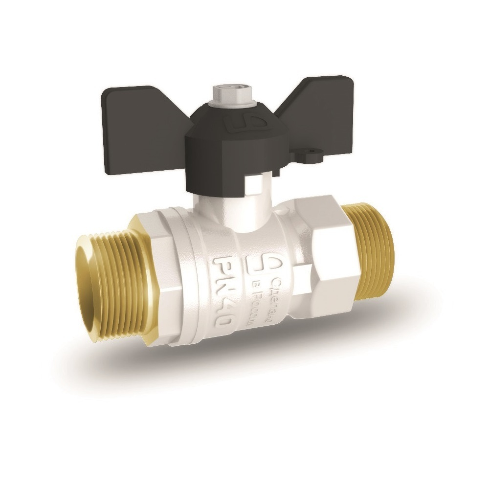 Кран шаровый 1/2" н/н бант,MP-У