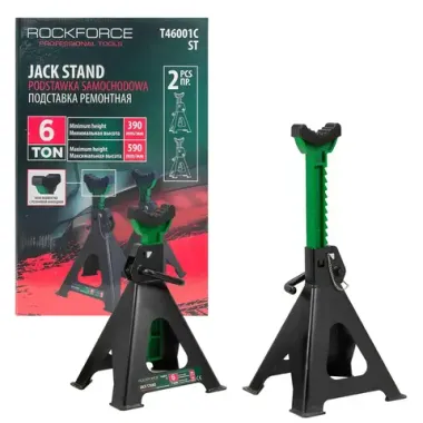 Подставка ремонтная 6т (h min 390мм, h max 590мм) (к-т 2шт.) RockForce RF-T46001C ST