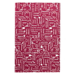 Полотенце 35х60"Правила кухни», рогожка (Вишня)