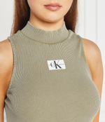 Платье WASHED RIB LABEL CALVIN KLEIN JEANS - зеленый(J20J223052)