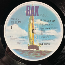 Винтажная виниловая пластинка LP Suzi Quatro If You Knew Suzi (Japan 1979) (No Obi)