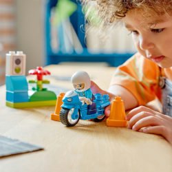 LEGO DUPLO - Синий полицейский мотоцикл 10471