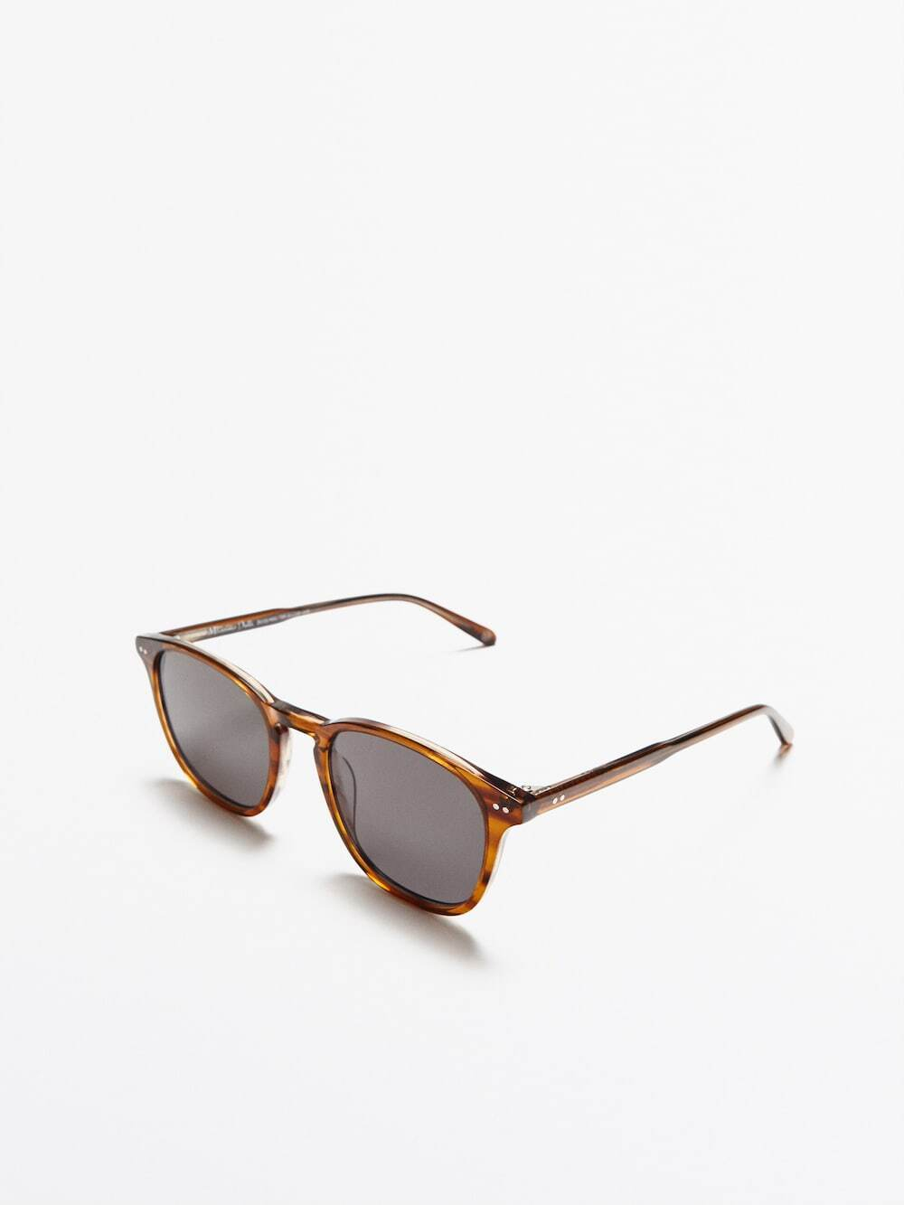 Massimo Dutti Эпоксидные солнцезащитные очки, коричневый