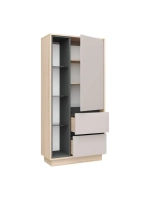 Шкаф-пенал напольный с полками Кашемир 72х32х150