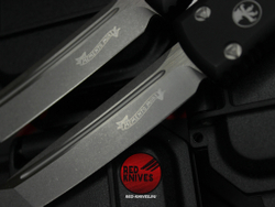 Нож Microtech Ultratech Death Card TantoT/E A+++ (Правый) - Memento Mori, клинок апокалиптик