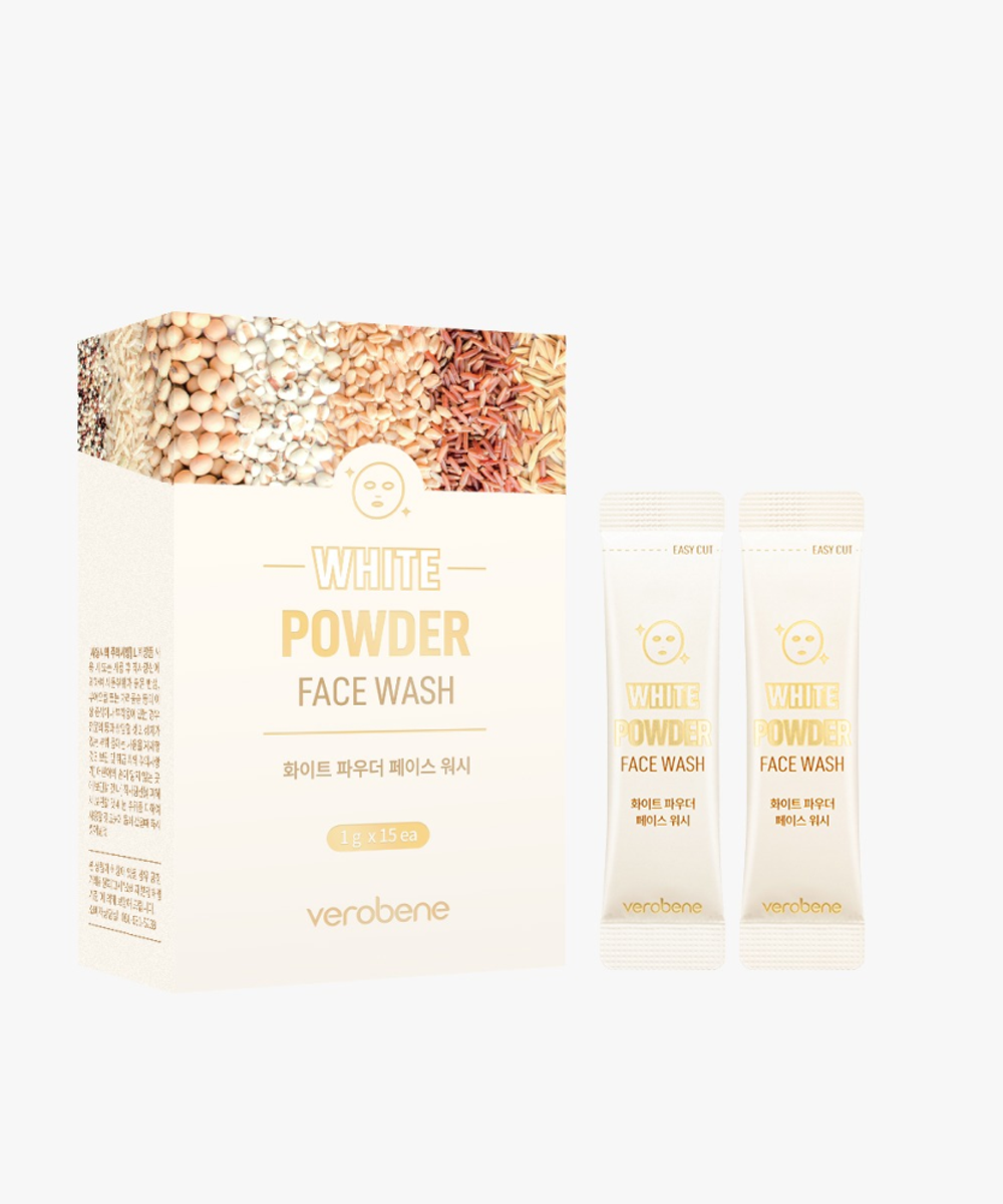 [Verobene] Powder Face Wash - Очищающая пудра для лица со злаковыми экстрактами, 1гр