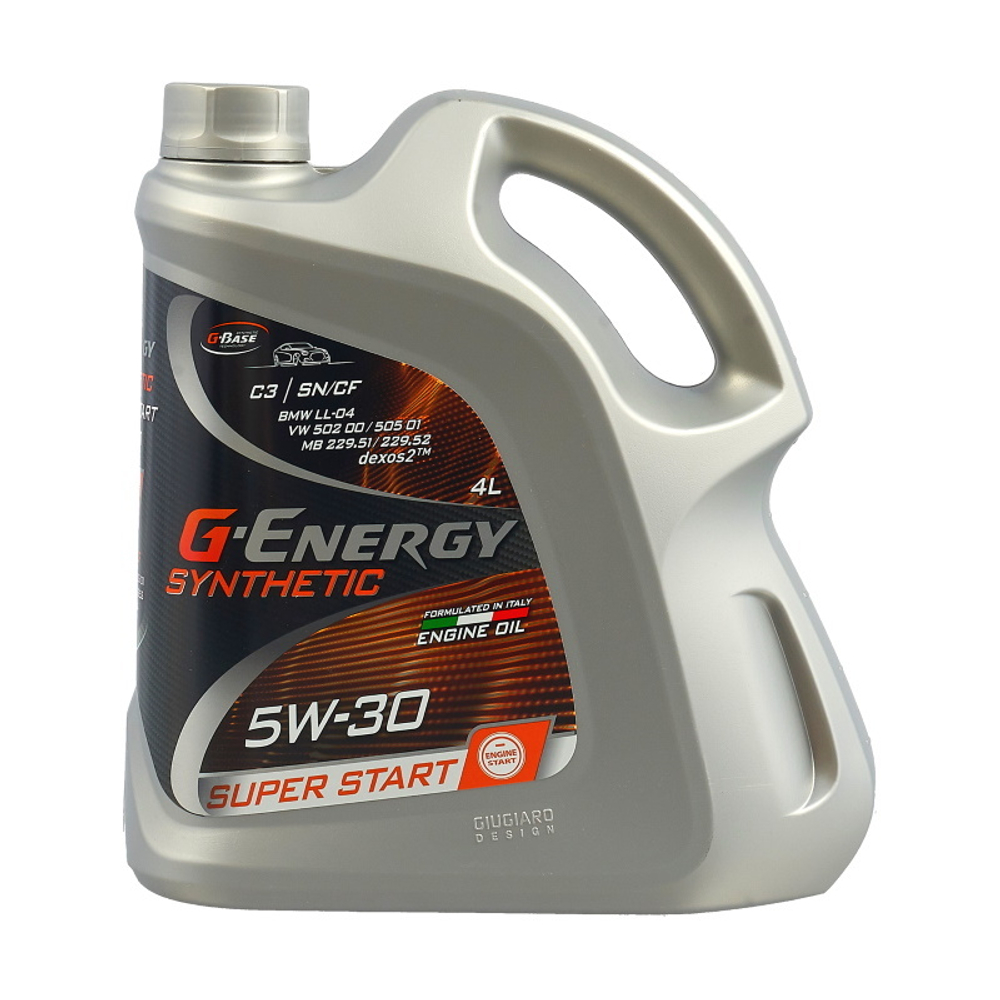 Масло G-Energy Synthetic Super Start 5W30 4л SN/CF синтетика