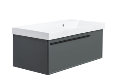 Тумба под раковину La Fenice Elba Grigio серый 90 FNC-01-ELB-G-90