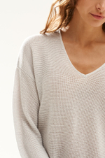 23573 Пуловер женский (серый)