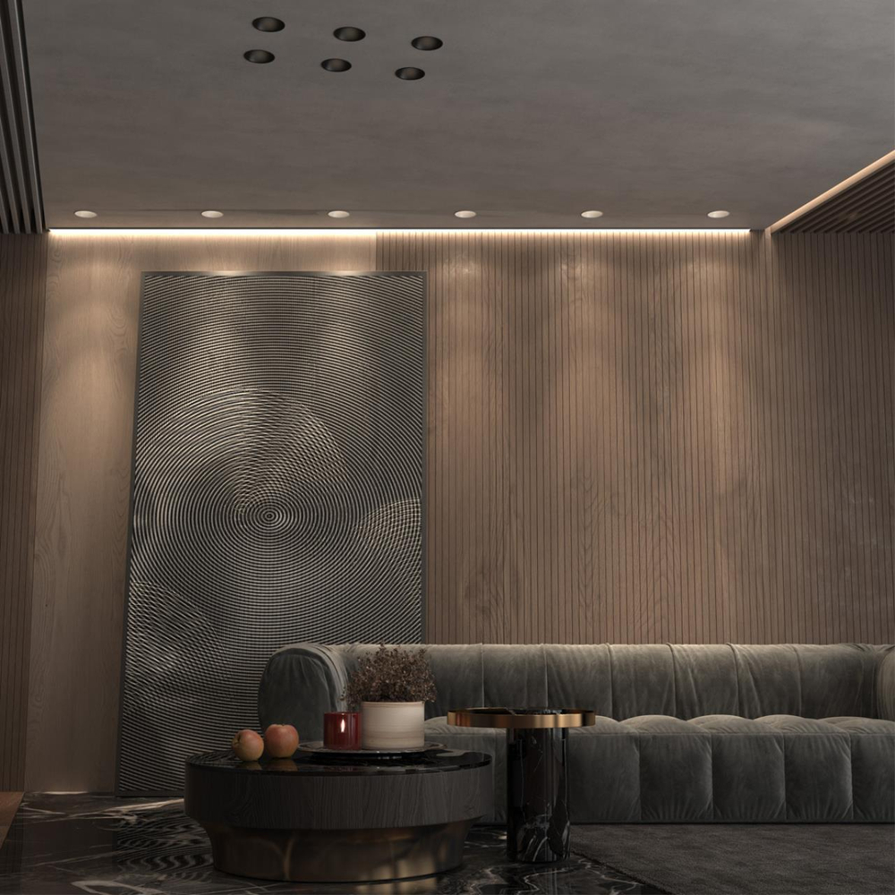 358911 SPOT NT22 442 черный Встраиваемый светодиодный светильник с переключателем цветовой температуры IP20 LED 3000К\4000К\6000К 18W 220V LANG